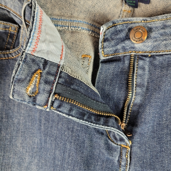 Boden Womens Boot Cut Flare Leg Denim Blue Jeans Plus Size 16 Long - Picture 6 of 13